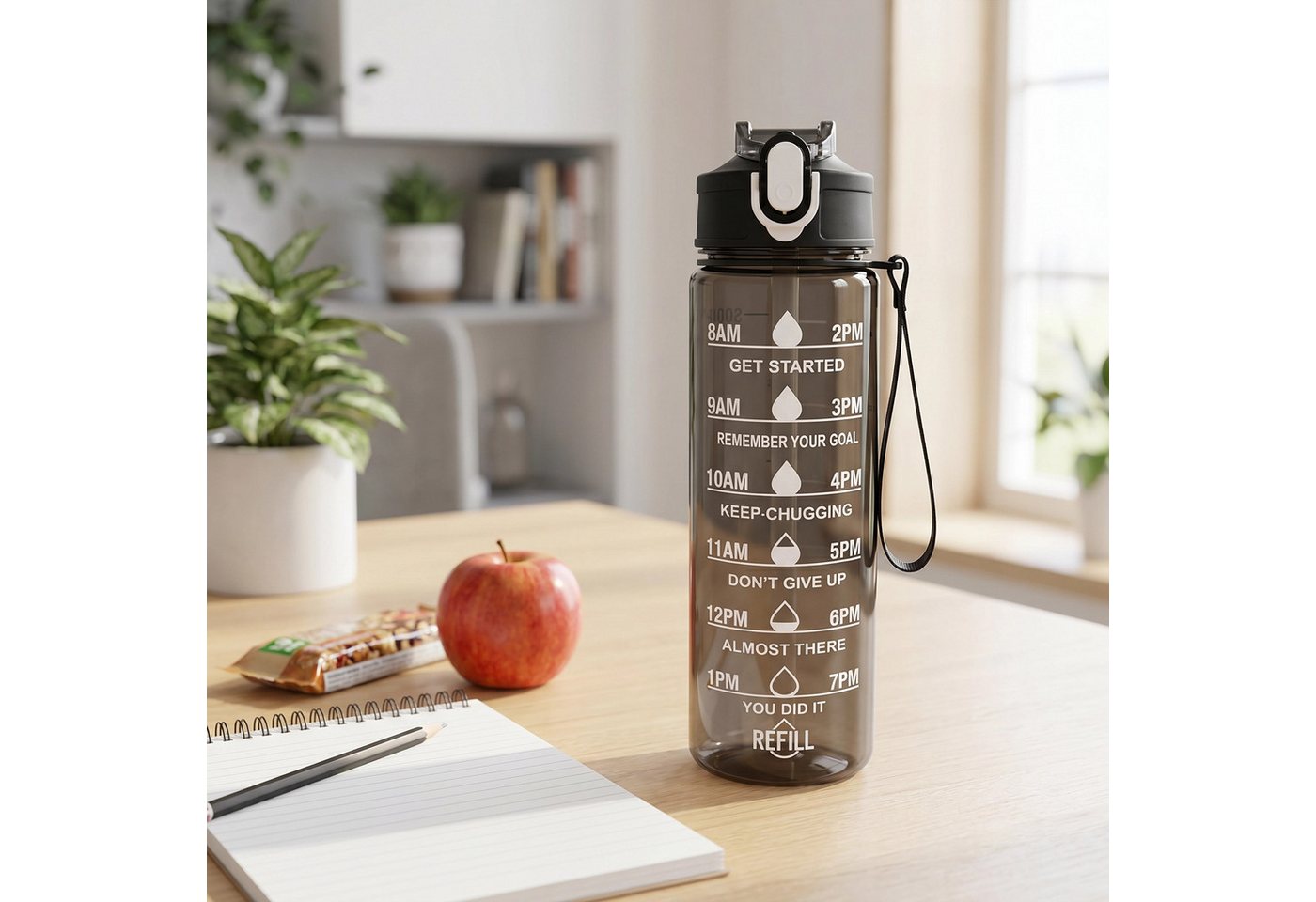 WS-Trend Trinkflasche Sportflasche Wasserflasche Trinkflasche Flasche 750 ml Bild 3