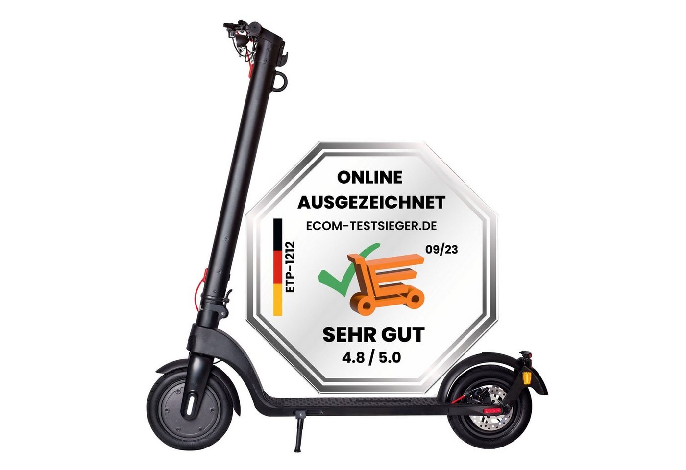 Scoot One E-Scooter SCOOT ONE E-Scooter E7 mit Pannenschutz, 20,00 km/h, klappbar, mit Strassenzulassung, Lithium-Akku Bild 3