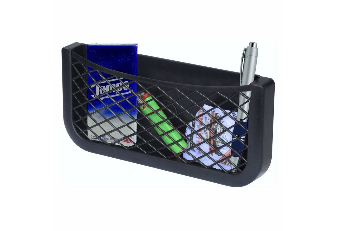 CarStyling Zusatz Ablagefach Multi KFZ Auto Zusatzablage Netz Ablage 26 cm Auto-Adapter