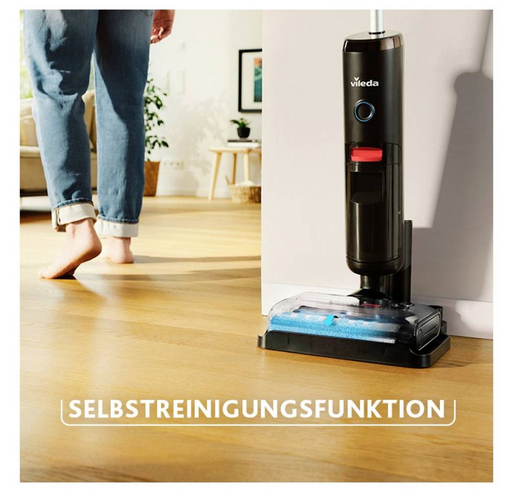 Vileda Nass-Trocken-Sauger Akku-Nass-/Trockensauger kabellos, herausnehmbarer Wassertank, kabellos, herausnehmbarer Wassertank, Selbstreinigungsfunktion Bild 3
