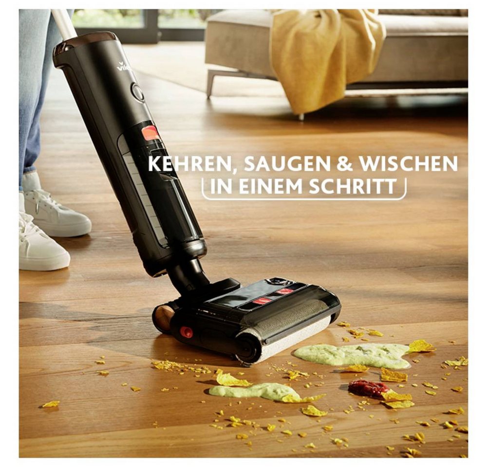 Vileda Nass-Trocken-Sauger Akku-Nass-/Trockensauger kabellos, herausnehmbarer Wassertank, kabellos, herausnehmbarer Wassertank, Selbstreinigungsfunktion Bild 5