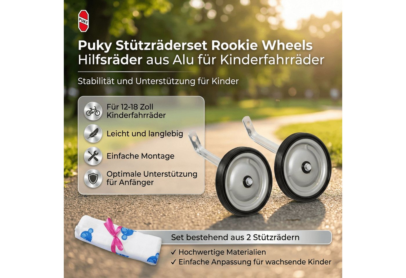 Kinderhaus Blaubaer Stützrad Stützräder TOP Bild 4