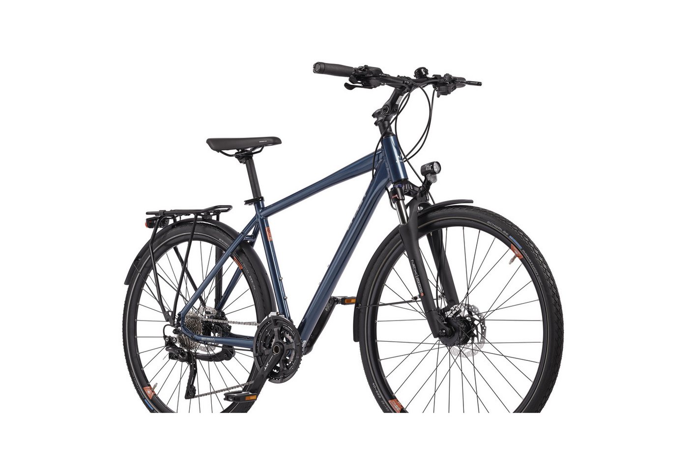 Airtracks Trekkingrad 28 Zoll Herren Trekking Fahrrad Creon QUEST Bike, 30 Gang, Kettenschaltung, (Shimano 30 x Gang DEORE XT RD-T8000 SGS), Blau - Rahmenhöhen 50cm 55 cm 60 cm » Modeljahr 2026