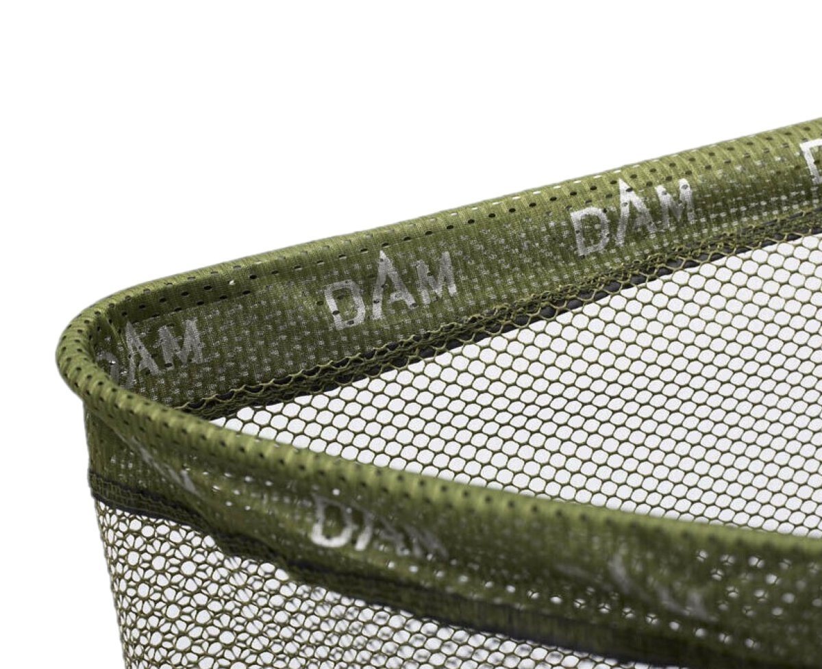 DAM Fishing Angelkescher Crosspower Landing Net 3 teilig Tele Kescher gummiertes Netz 4 Größen, faltbarer Kopf, Gummibeschichtetes Netz, Kompakte Transportgröße Bild 3