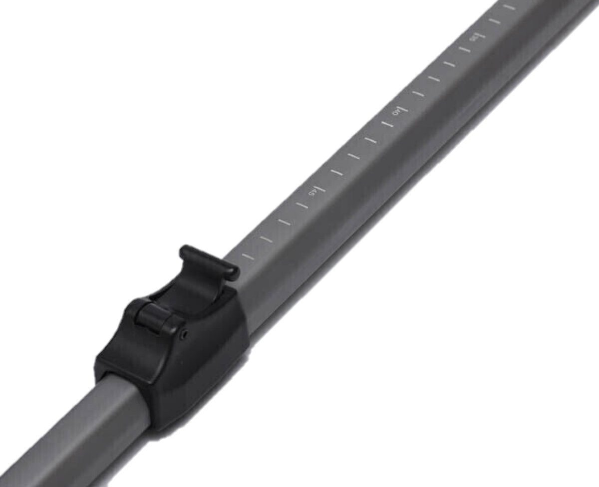 DAM Fishing Angelkescher Crosspower Landing Net 3 teilig Tele Kescher gummiertes Netz 4 Größen, faltbarer Kopf, Gummibeschichtetes Netz, Kompakte Transportgröße Bild 4