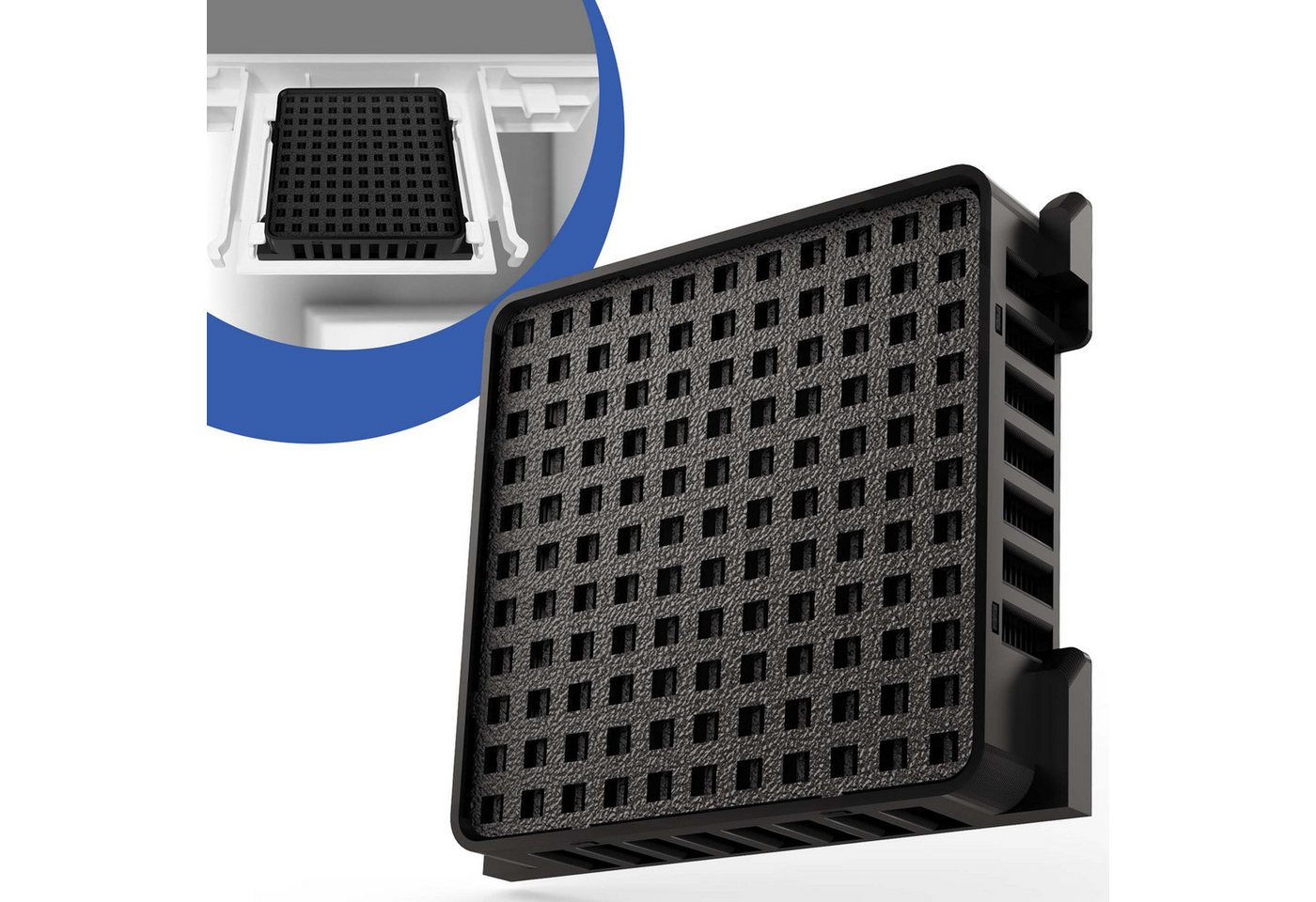 Adapter Universe Aktivkohlefilter Aktivkohlefilter passend für Liebherr Fresh Air Kühlschränke 9096989 Bild 2