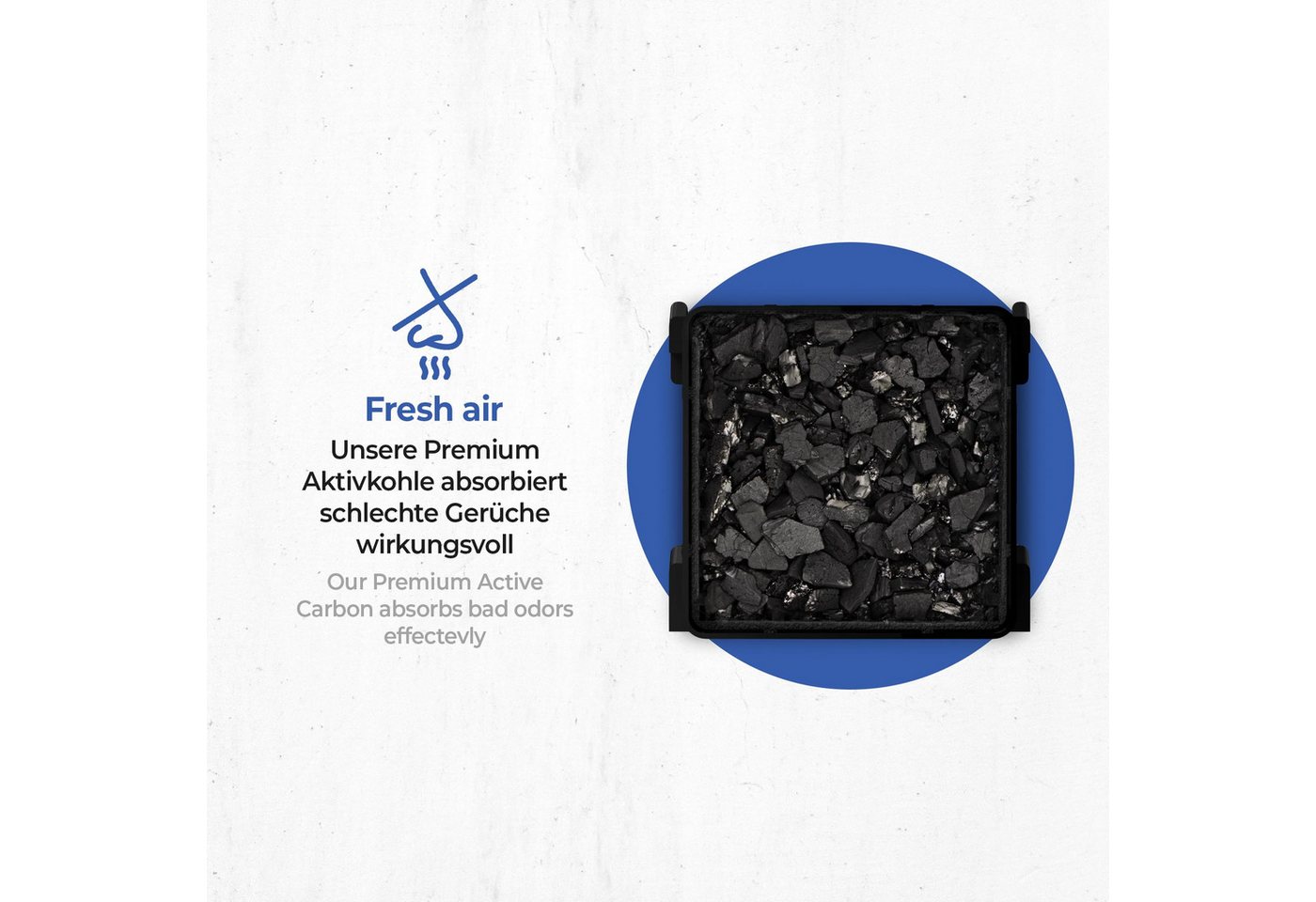Adapter Universe Aktivkohlefilter Aktivkohlefilter passend für Liebherr Fresh Air Kühlschränke 9096989 Bild 4