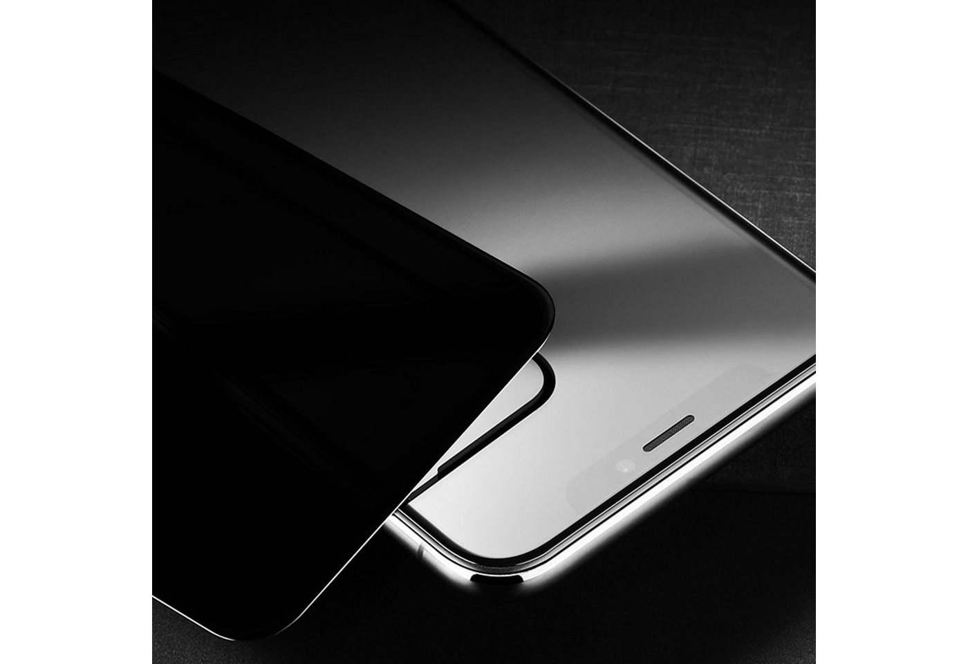 Numerva Schutzfolie Panzerfolie Echt Glas für Samsung Galaxy M53 5G, (1x Schutzfolie 2x Reinigungstücher), Anti Spy Schutzfolie Blickschutz Glasfolie Sichtschutzfolie Bild 5