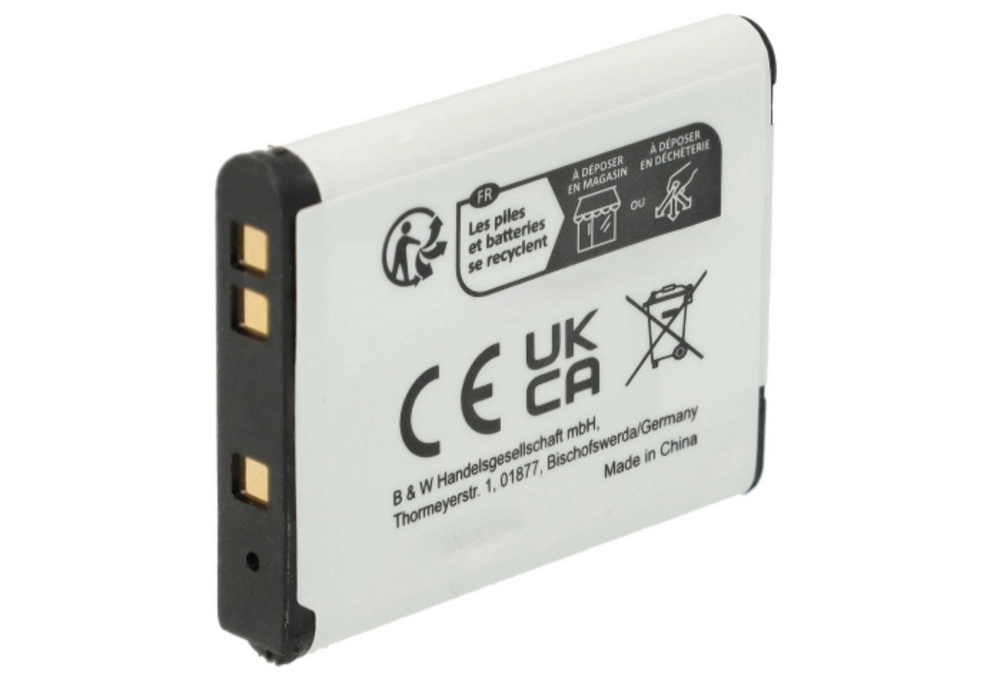 vhbw Akku passend für Nikon Coolpix W150 Kamera / Foto / Kompaktkamera (600 Kamera-Akku Akku Li-Ion 600 mAh (3,7 V, 2 St), Leistungsfähige Austausch-Akkus für Digitalkamera, Spiegelreflexkamera Bild 3