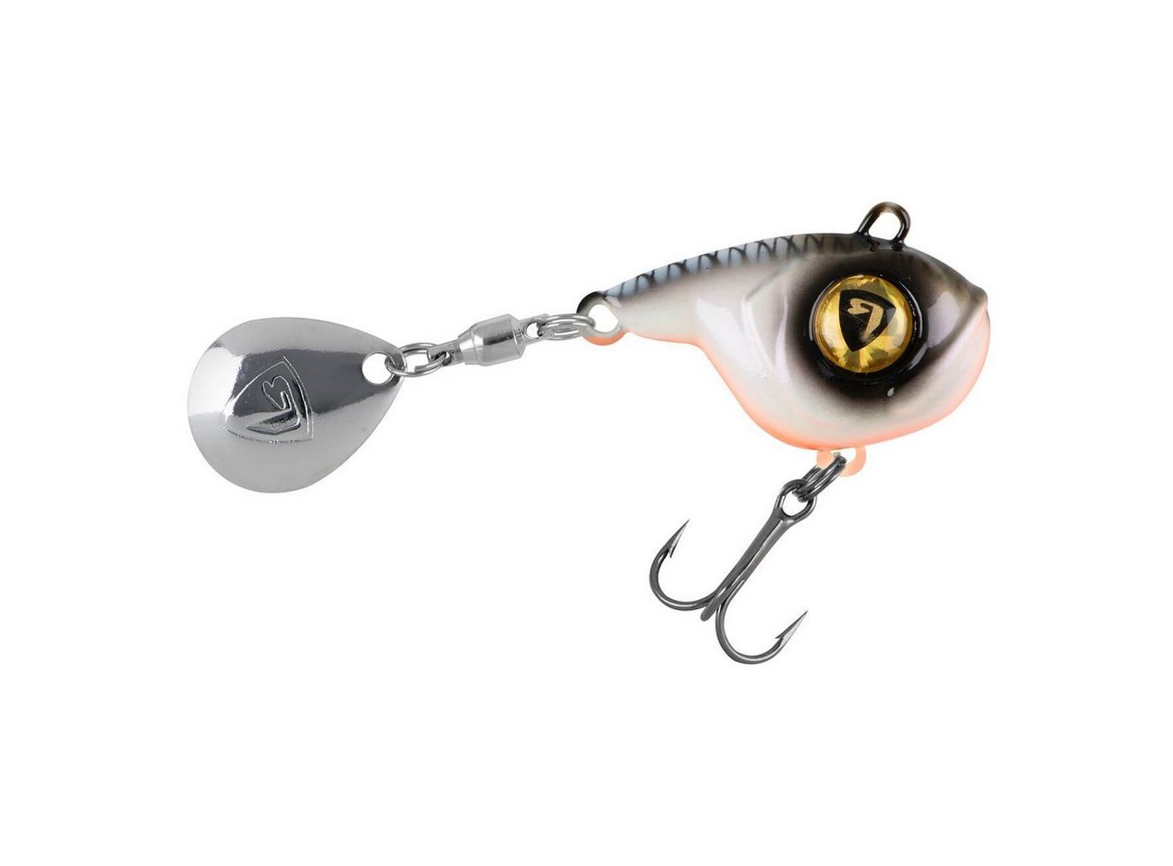Fox Rage Kunstköder Fox Rage Ultra UV Big Eye Jig Spinner, (1-St), Kompakte Körperform für weitere Würfe, Design mit großen Augen als spezielle Anbiss-Zielpunkte, Hochqualitative VMC-Haken, Umweltfreundliche Konstruktion au seiner Zink-Legierung Bild 2