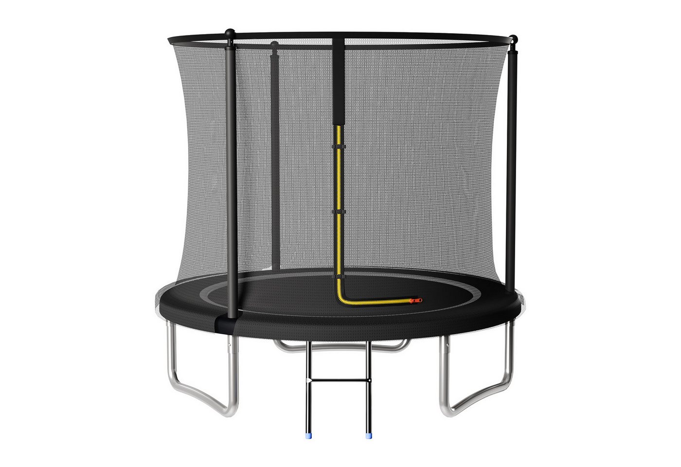 GUNJI Gartentrampolin 183/228/305 cm Garten-Kindertrampolin, max. Belastbarkeit 150KG, Ø 222 cm, (183 cm, (183/ 228/305/366/427 cm, Outdoor-Gartentrampolin mit Sicherheitsnetz, doppelter Schutz mit Schutzmatte)-ostern geschenke) Bild 3