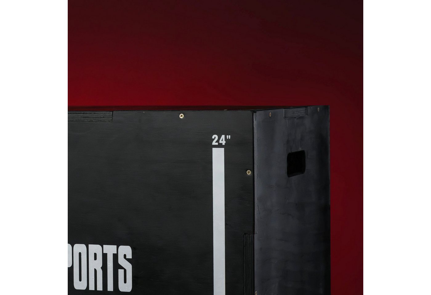 GORILLA SPORTS Plyo-Box Plyobox Schwarz