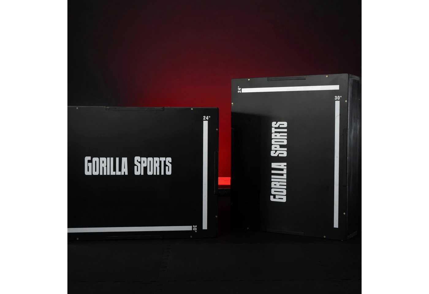 GORILLA SPORTS Plyo-Box Plyobox Schwarz Bild 2