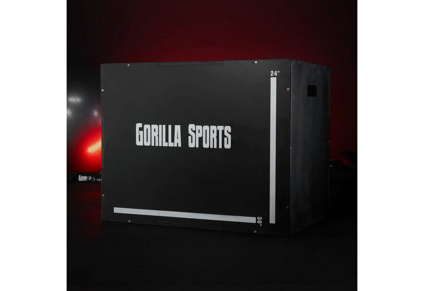 GORILLA SPORTS Plyo-Box Plyobox Schwarz Bild 4