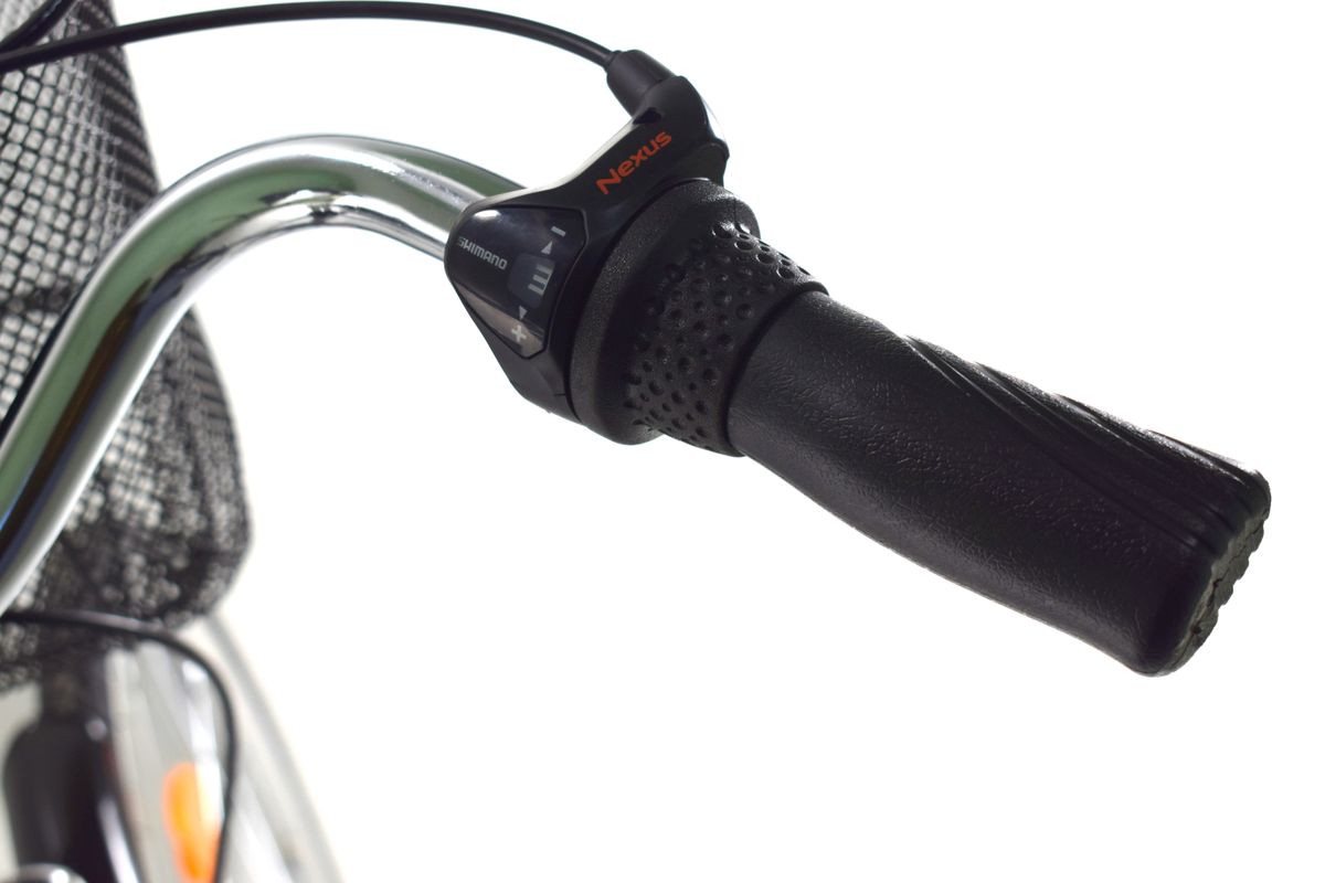 T&Y Trade Cityrad 28 Zoll Damen City Holland Fahrrad Rad Bike 3 GANG NEXUS Enur Schwarz, 3 Gang Shimano, Nabenschaltung, Rücktritt, Gepäckträger, Licht, 3 Nexus Gang, Seitenständer, Korb Bild 4