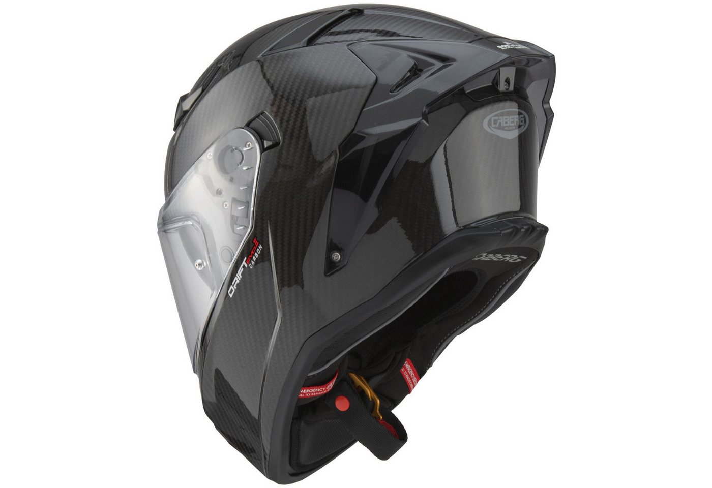 Caberg Motorradhelm Caberg Drift Evo II Carbon Integralhelm Schwarz (1er Set), integralhelm motorrad