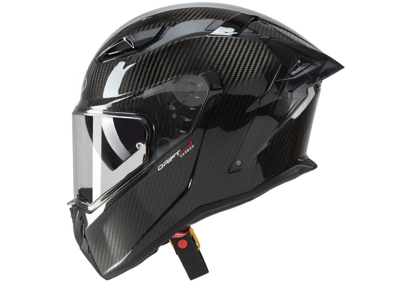 Caberg Motorradhelm Caberg Drift Evo II Carbon Integralhelm Schwarz (1er Set), integralhelm motorrad Bild 3