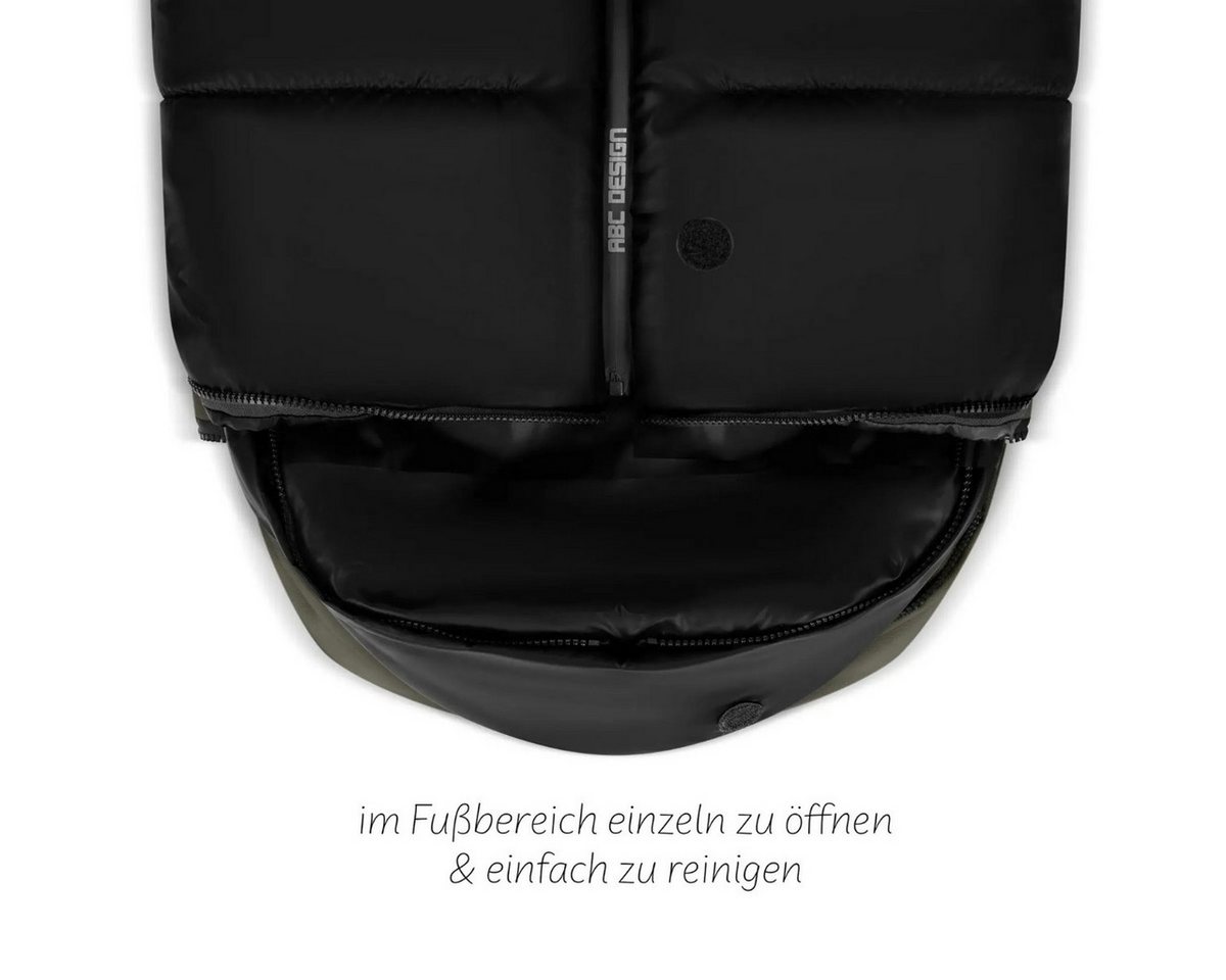 ABC Design Fußsack Winterfußsack, Kollektion 2025, Farbe: Black