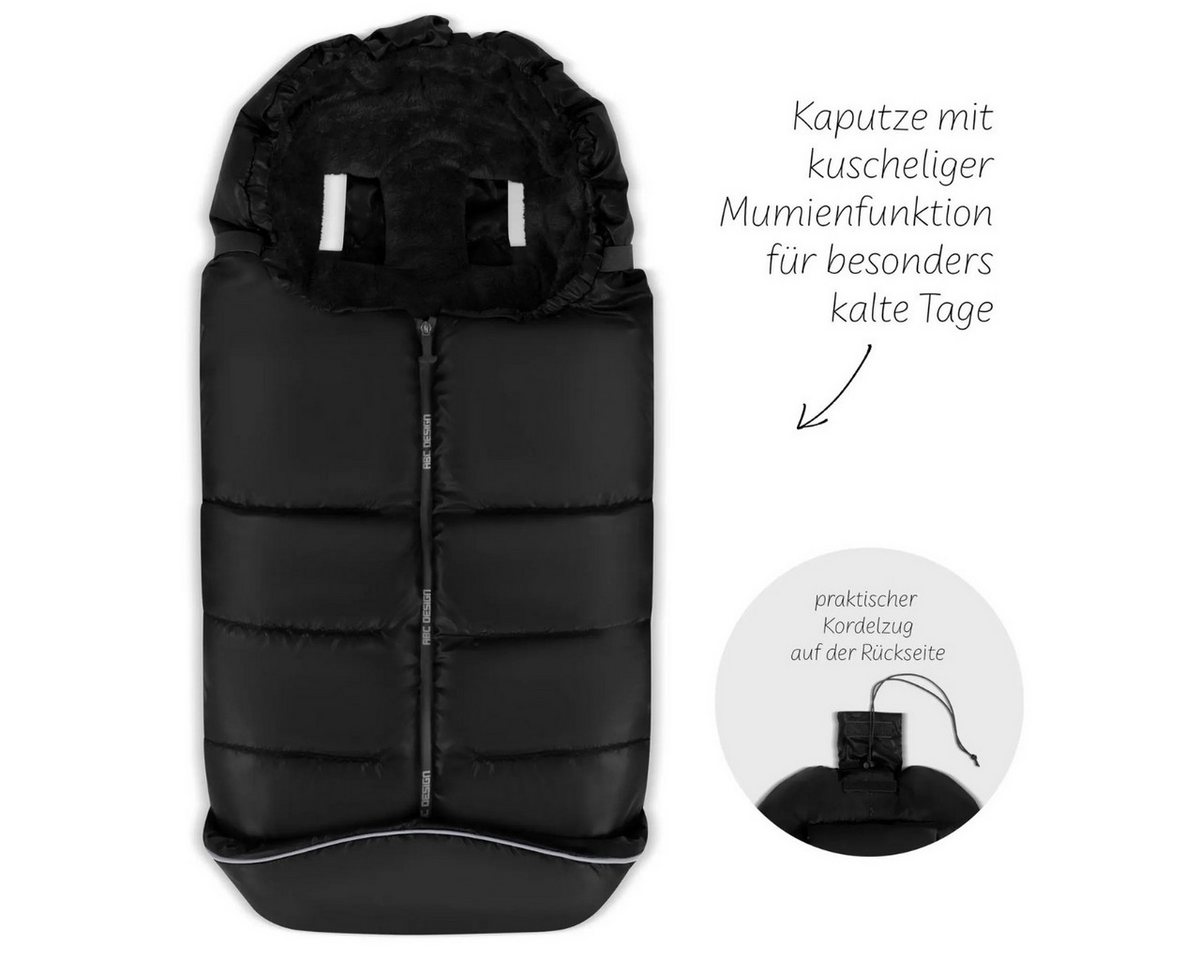 ABC Design Fußsack Winterfußsack, Kollektion 2025, Farbe: Black Bild 4