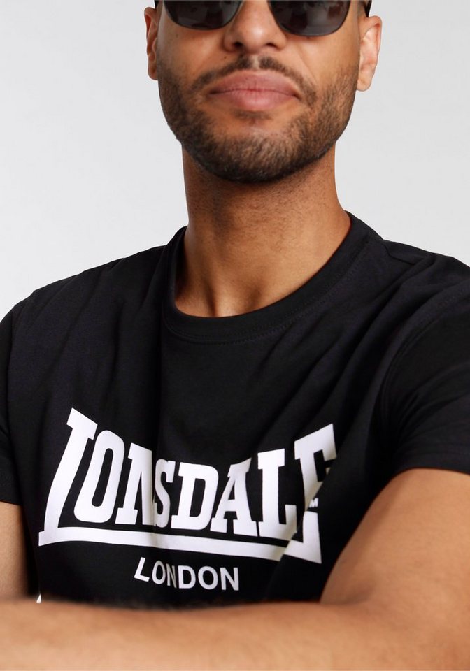 Lonsdale Freizeitanzug MOY (Packung, 2-tlg., mit T-Shirt), zweiteiliges Set mit T-Shirt und Shorts, unifarbenes Design Bild 5
