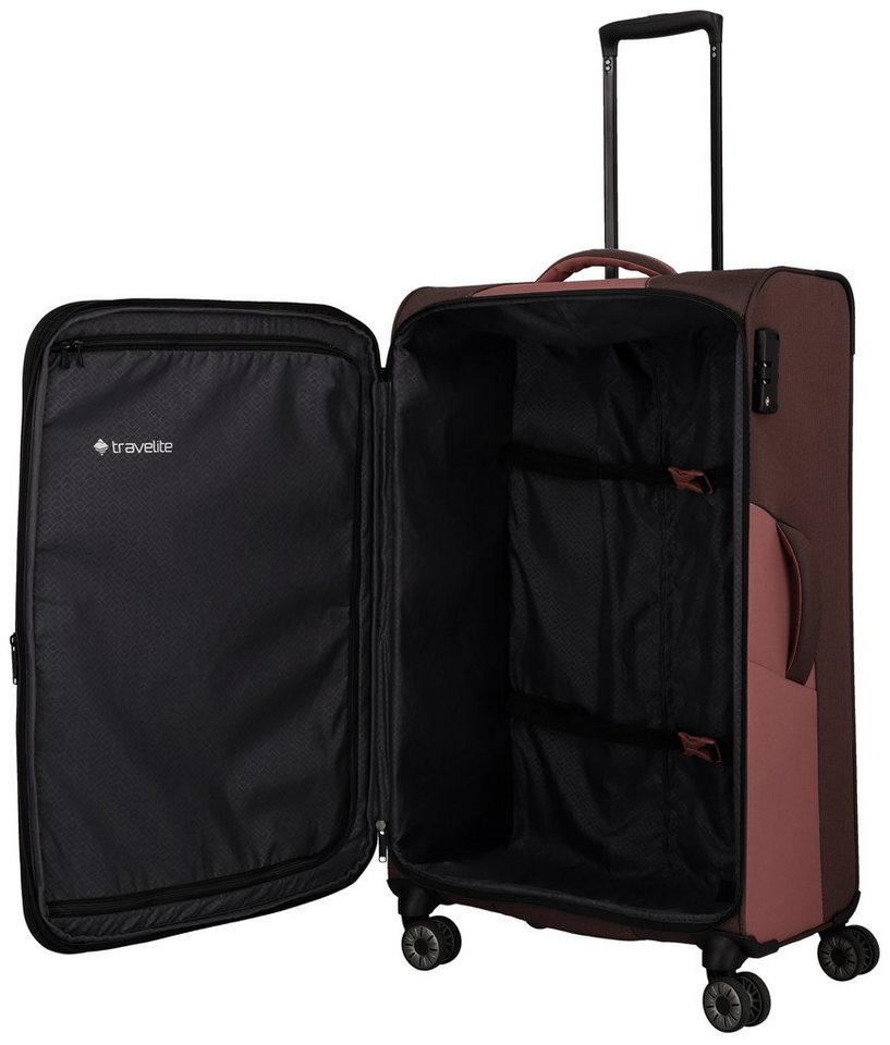 travelite Trolleyset VIIA S/M/L und Reisetasche, 4 Rollen, (Set, 4 tlg), Kofferset Reisegepäck mit erweiterbarem Volumen und TSA Schloss Bild 5