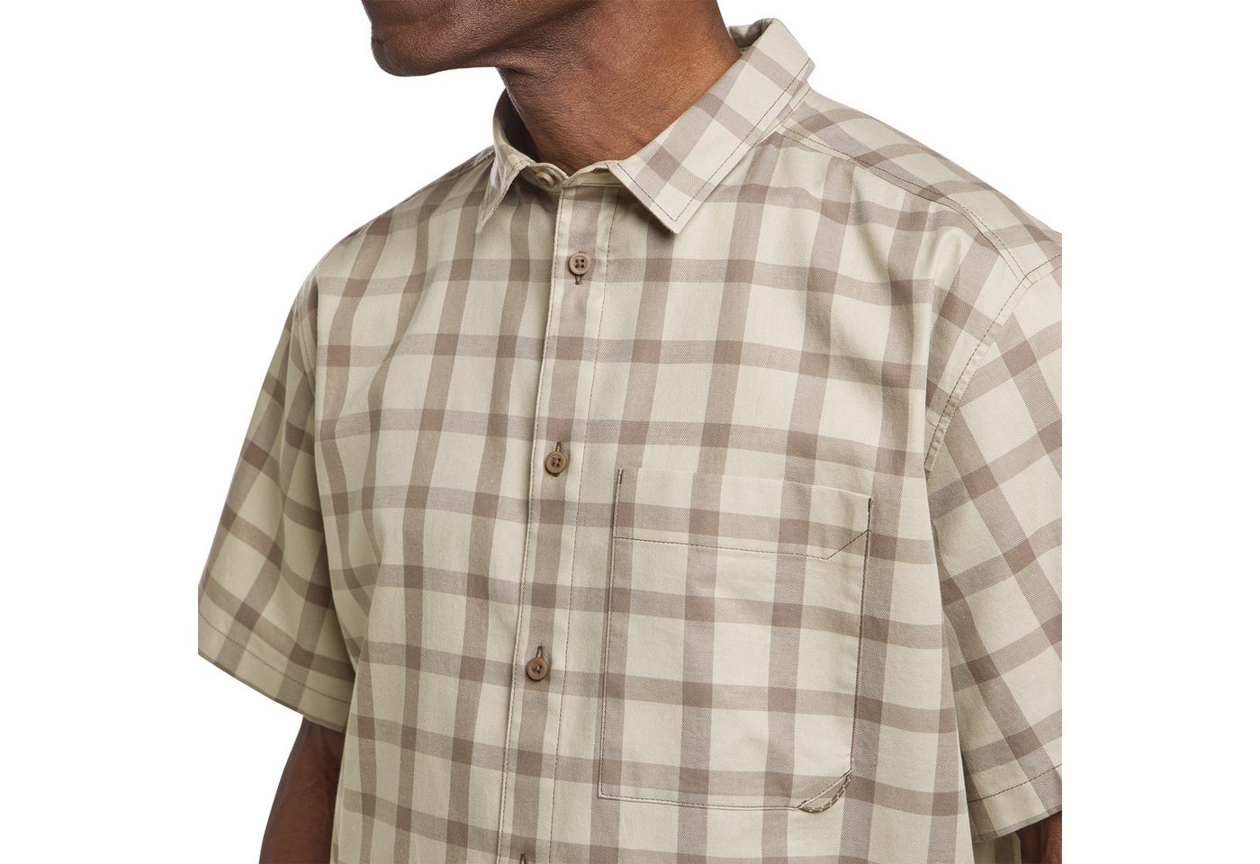 Jack Wolfskin Outdoorhemd PLANALTO SHIRT M mit Brusttasche, Langarm, im Karohemd-Design, aus Single Jersey Bild 3