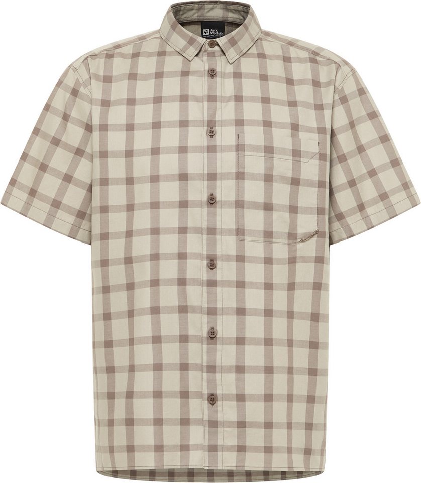 Jack Wolfskin Outdoorhemd PLANALTO SHIRT M mit Brusttasche, Langarm, im Karohemd-Design, aus Single Jersey Bild 4