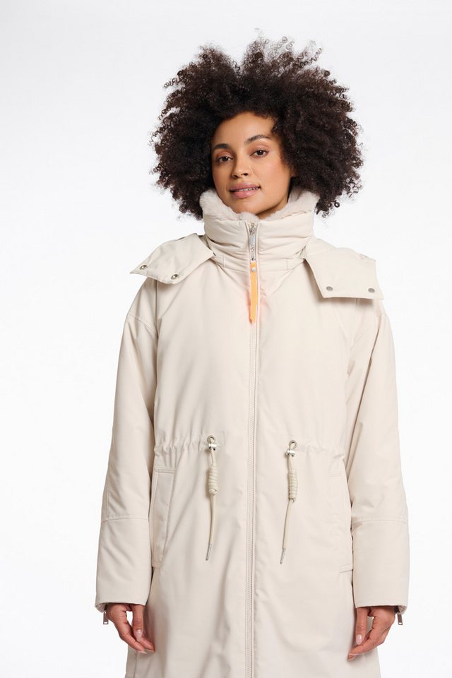 Rino & Pelle Outdoorjacke QUINTE mit Kapuze und Kordelzug an der Taille