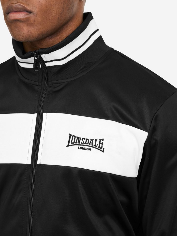 Lonsdale Trainingsjacke TRAININGSJACKE NORMALE PASSFORM MEOLS sportlicher Stil, gerader Abschluss, für Erwachsene geeignet