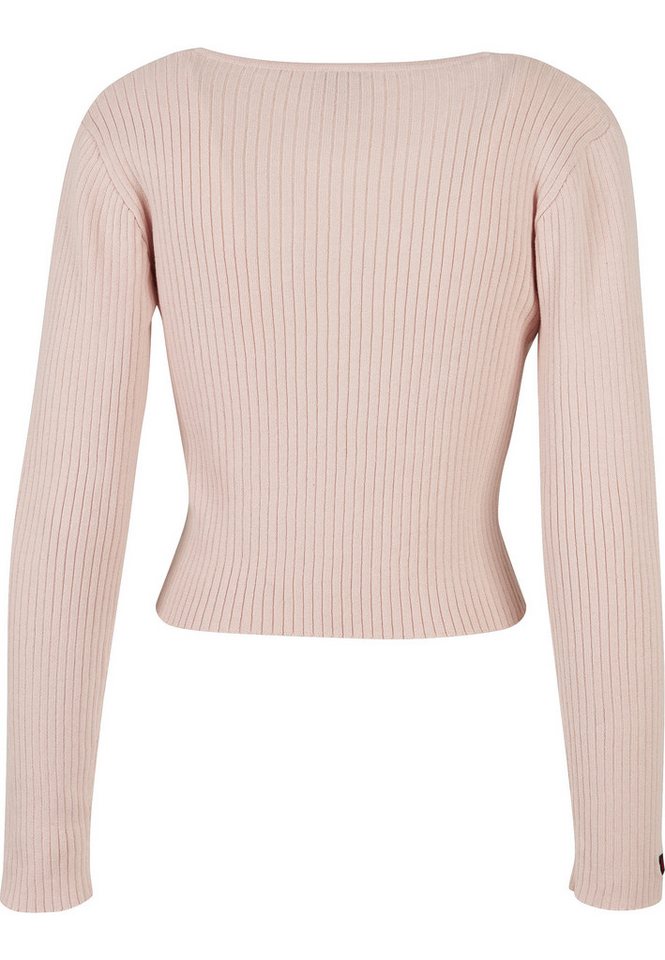 Fubu Outdoorjacke Fubu Damen FW222-016-1, Corporate Rib Knit Bolero rose (1-St) Bild 2