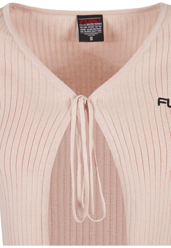 Fubu Outdoorjacke Fubu Damen FW222-016-1, Corporate Rib Knit Bolero rose (1-St) Bild 4