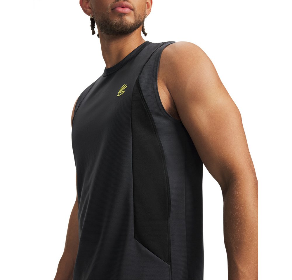 Under Armour® Trainingstop CURRY TRAINING TANK mit strukturiertem Strickmaterial, atmungsaktiv Bild 3
