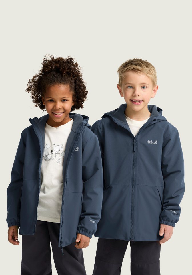 Jack Wolfskin Outdoorjacke SNOW DAYS JKT KIDS für Kinder, wasserdichte Ausstattung, mit kuscheligem Innenfutter Bild 2