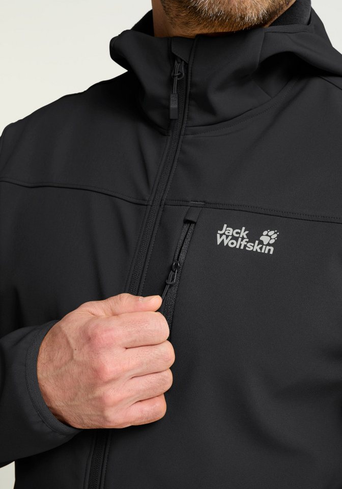 Jack Wolfskin Outdoorjacke WILD WINDS HOODED JKT M für Wandern und andere Aktivitäten im Freien Bild 2