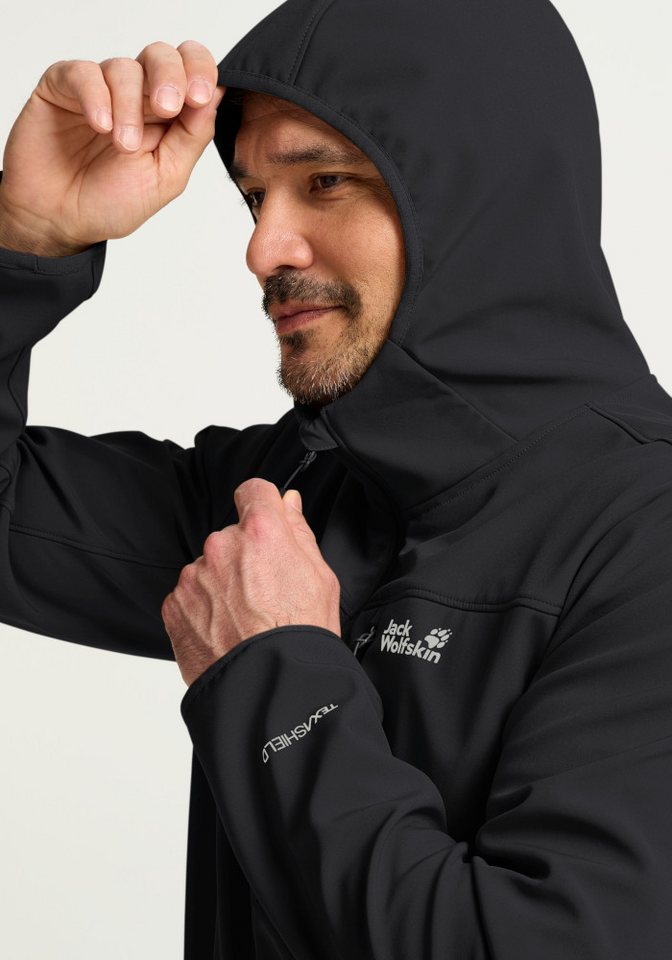 Jack Wolfskin Outdoorjacke WILD WINDS HOODED JKT M für Wandern und andere Aktivitäten im Freien Bild 4