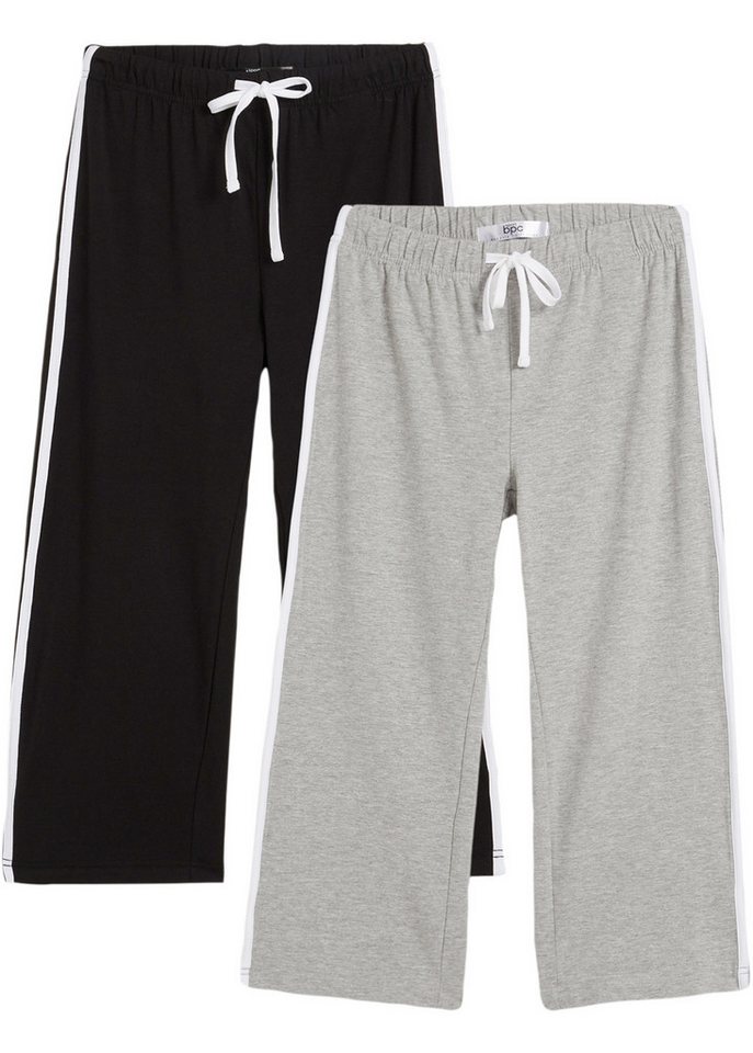 bonprix Sporthose (Packung, 2-tlg., 2er) Capri-Sporthose, skinny fit mit geradem Bein Bild 2