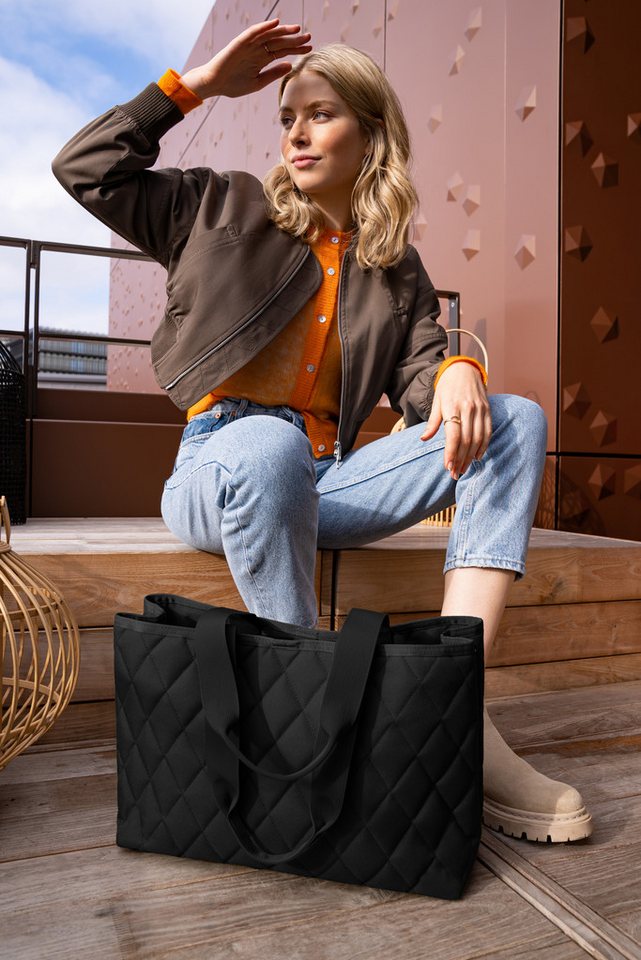 REISENTHEL® Einkaufsshopper classic shopper L, 12 l, 2 Hauptfächer, mittiges Reißverschlussfach, Reißverschlussfach innen Bild 2