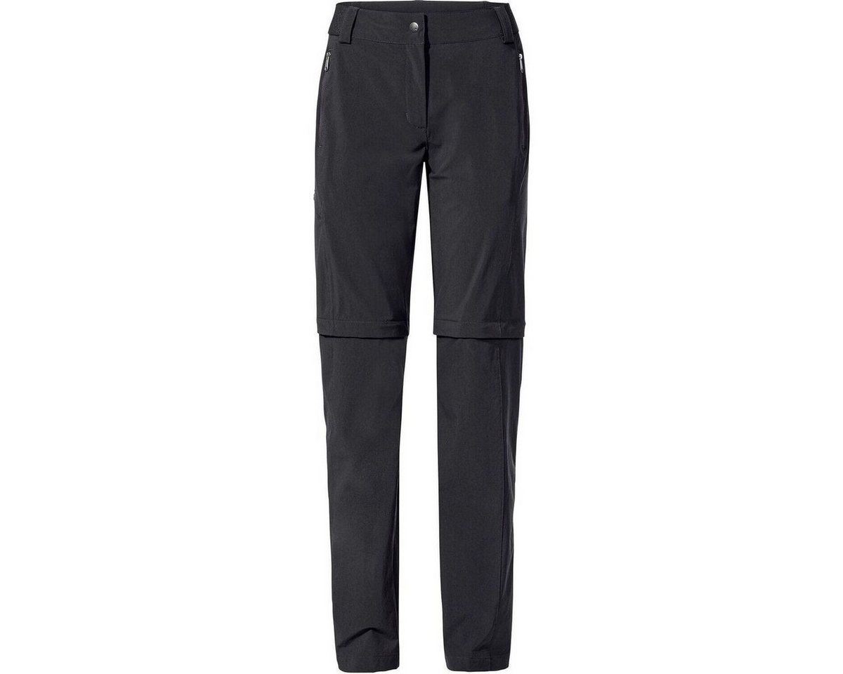 VAUDE Outdoorhose Women's Farley Stretch ZO T-zip Pants II Vielseitige Damenhose für Outdoor-Abenteuer, wandelbar in Shorts