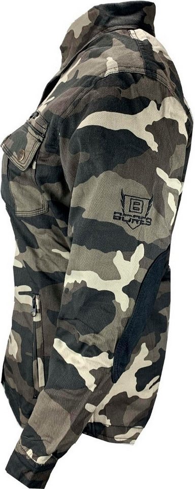 Bores Motorradjacke Military Jack Damen Textiljacke Wasserdicht Atmungsaktiv wasserabweisend reißfest wasserdichte Bild 3