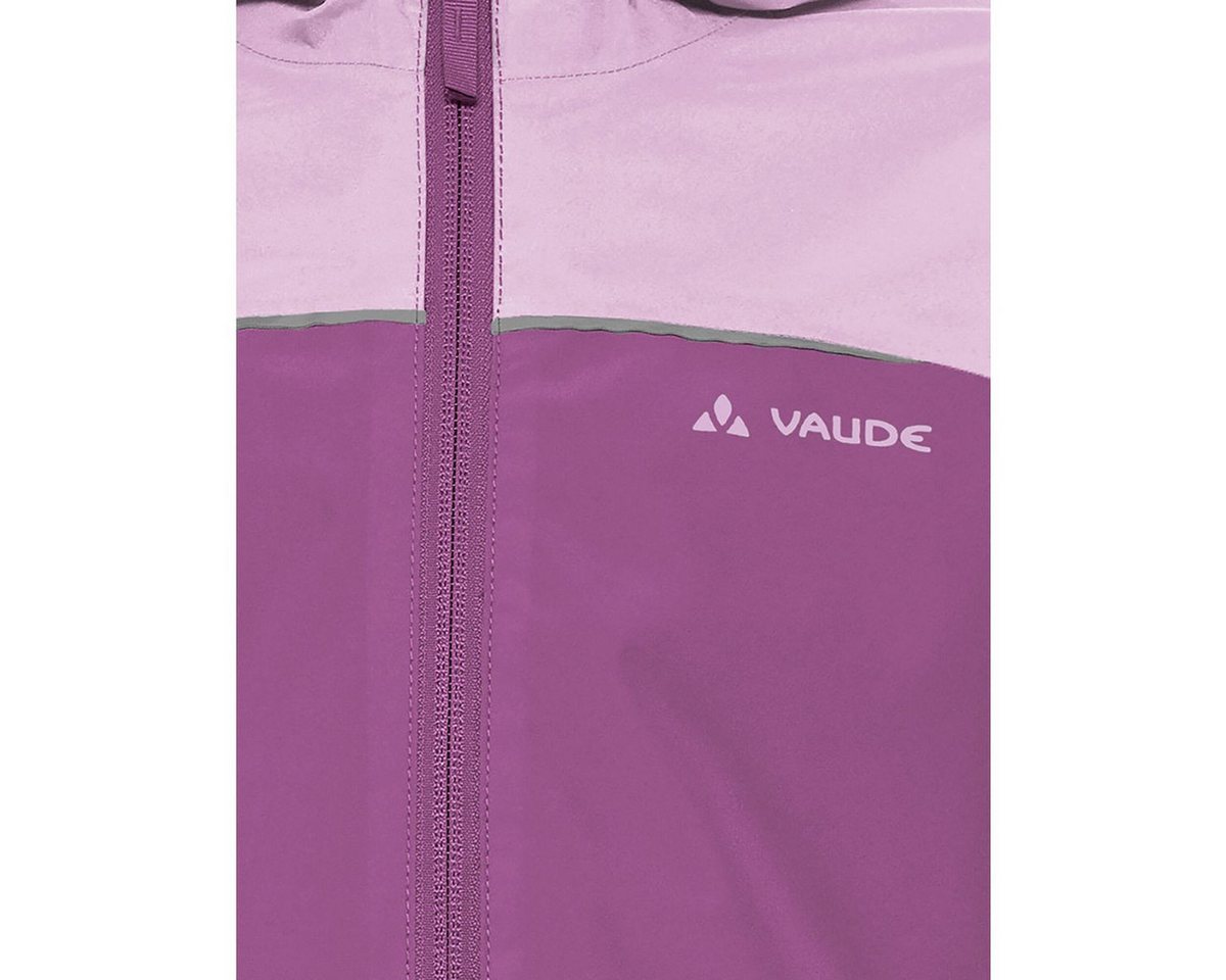 VAUDE Fahrradjacke Kids Turaco Jacket III Leichte, wasserdichte Kinderjacke aus recyceltem Polyester, ideal für Bild 3