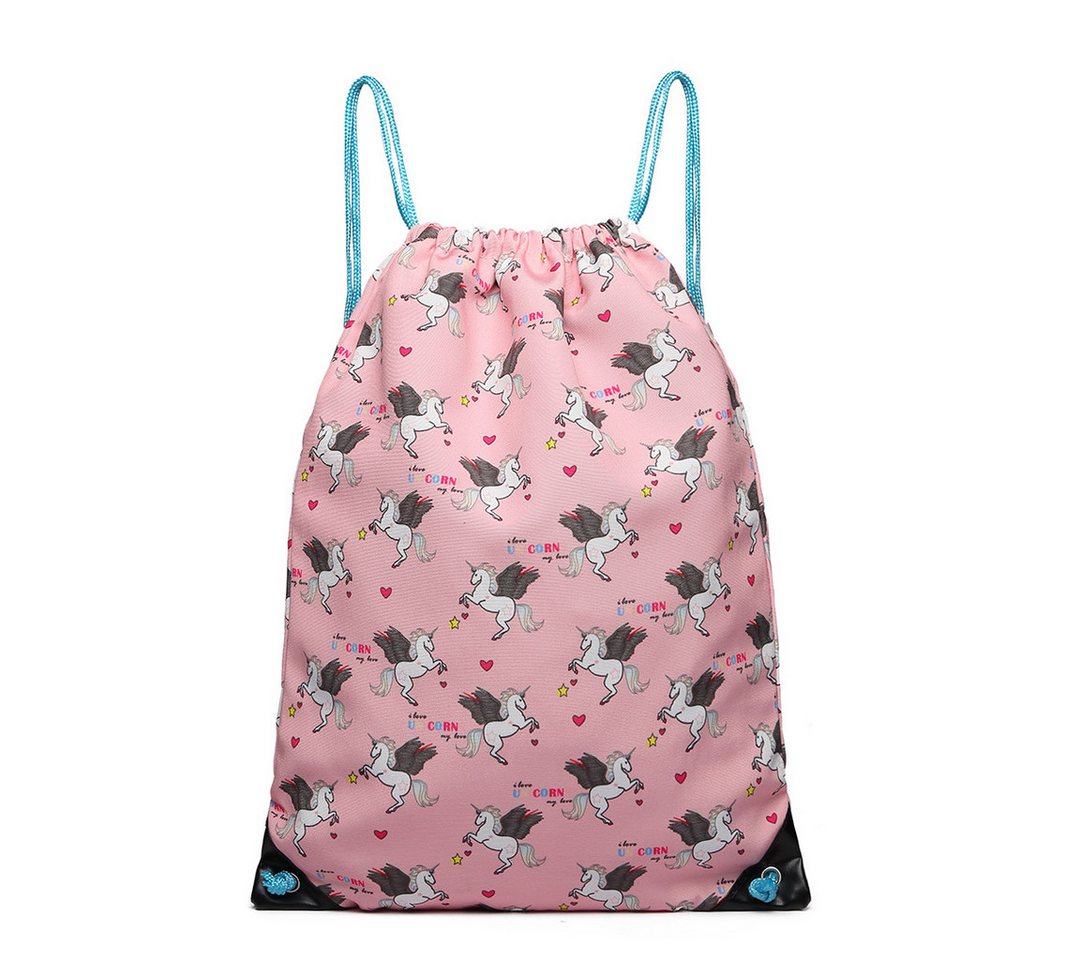 KONO Turnbeutel wasserdichter Kordelzug-Rucksack für Kinder Bild 2