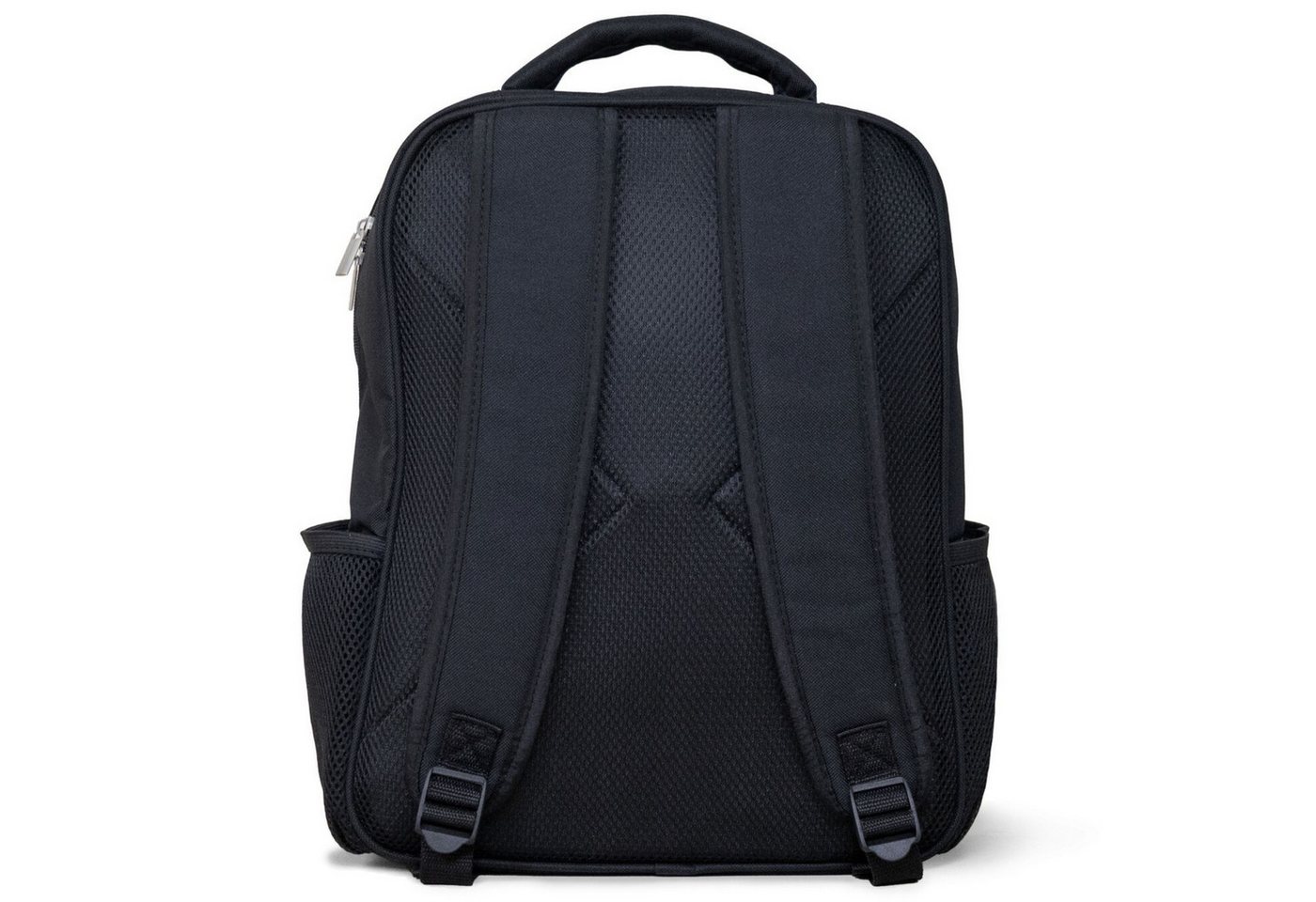 NoBoringSuitcases.com© Rucksack Schwarz - Ball im Tor, Kinderrucksack Schwarz, Schulrucksack, Freizeitrucksack Jungen Mädchen Bild 4