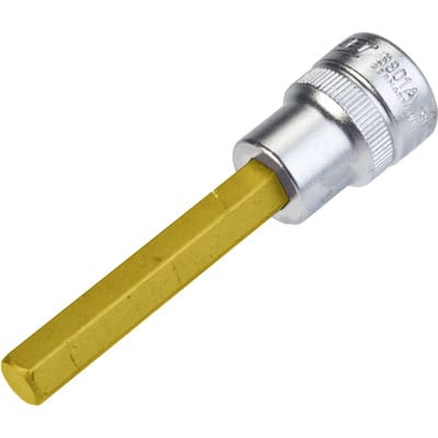 Schraubendreher-Steckschlüsseleinsatz 8801A-5/16 ∙ 3/8 Zoll (10 mm) Vierkant hohl ∙ Innen Sechskant Profil ∙ sw 5⁄16″
