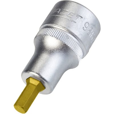 Hazet - Schraubendreher-Steckschlüsseleinsatz 986A-7/32 Vierkant hohl 12,5 mm (1