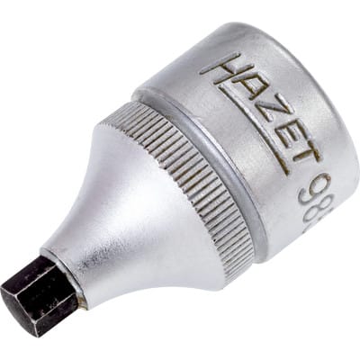 Hazet - Schraubendreher-Steckschlüsseleinsatz 985-6 Vierkant hohl 12,5 mm (1/2 z