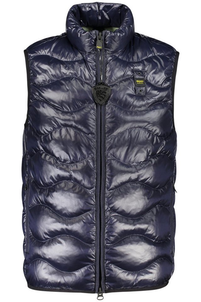 Blauer Outdoorjacke Herren Weste Blau: Ärmelos, Leicht, Praktisch mit 4 Taschen