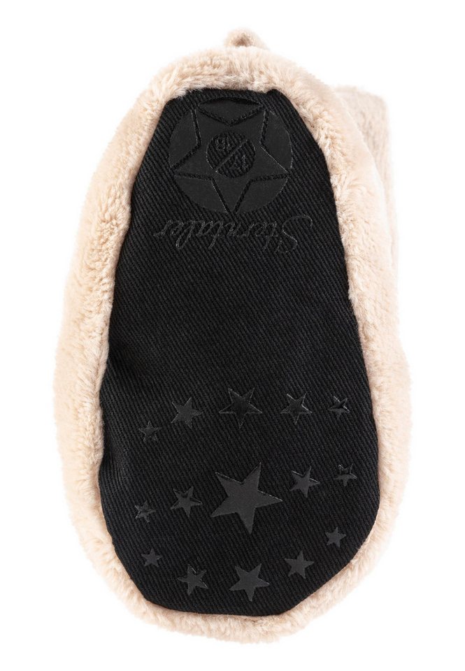 Sterntaler® Baby Stiefel uni Outdoorschuh Microfleece Baby-Stiefel, Teddy-Futter, Kordelstopper, rutschfest