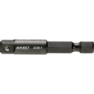 HAZET Adapter 2238-1 Sechskant massiv 6,3 (1/4 Zoll) Vierkant massiv 6,3 mm