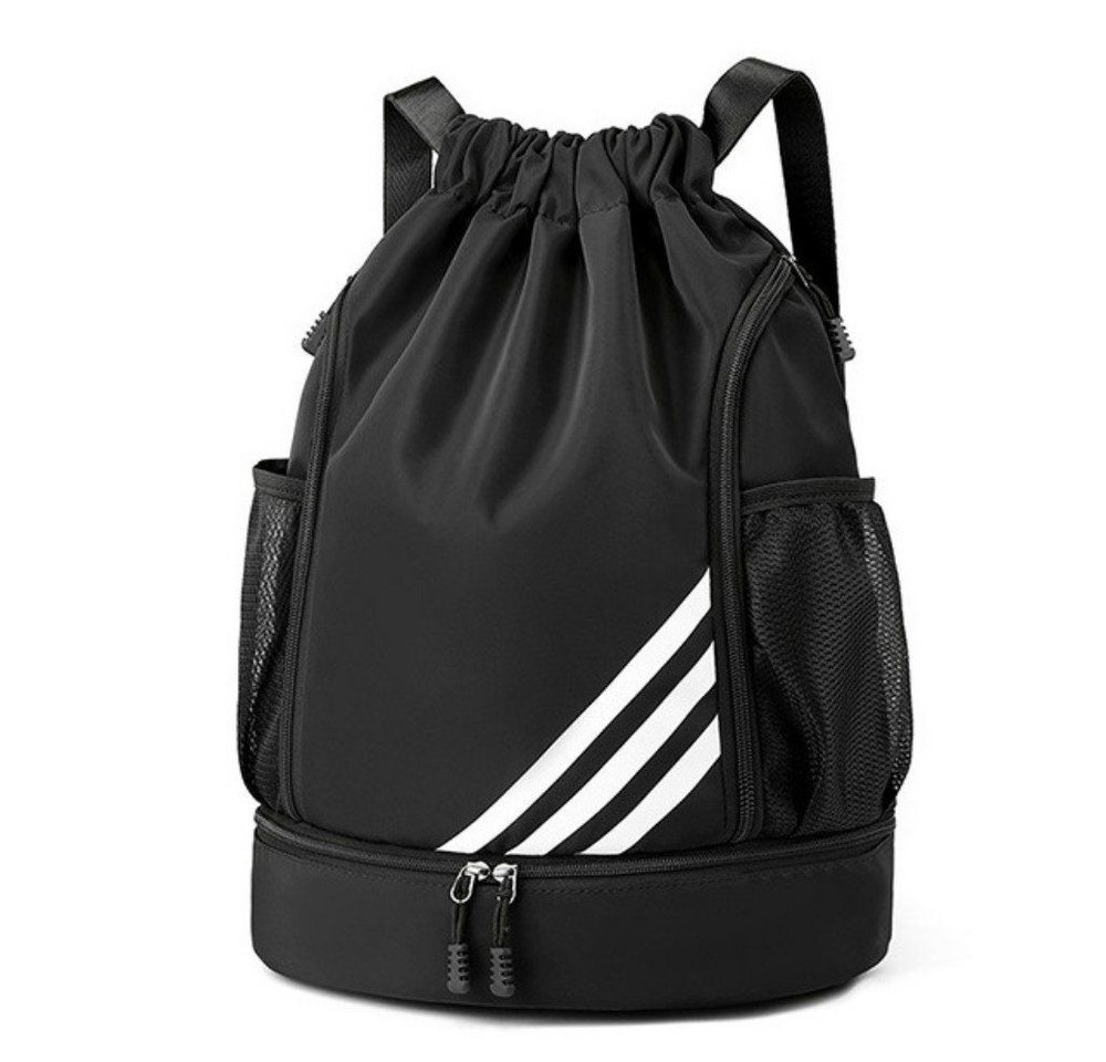 feinlux Balltasche Basketballtasche wasserdichte Sportrucksack (Packung, Mesh Basketballtasche), Wasserdicht, großes Fassungsvermögen, mehrere Fächer Bild 2