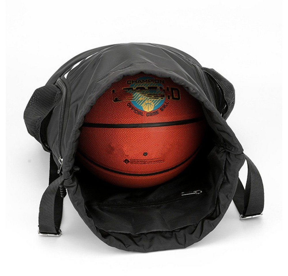 feinlux Balltasche Basketballtasche wasserdichte Sportrucksack (Packung, Mesh Basketballtasche), Wasserdicht, großes Fassungsvermögen, mehrere Fächer Bild 3